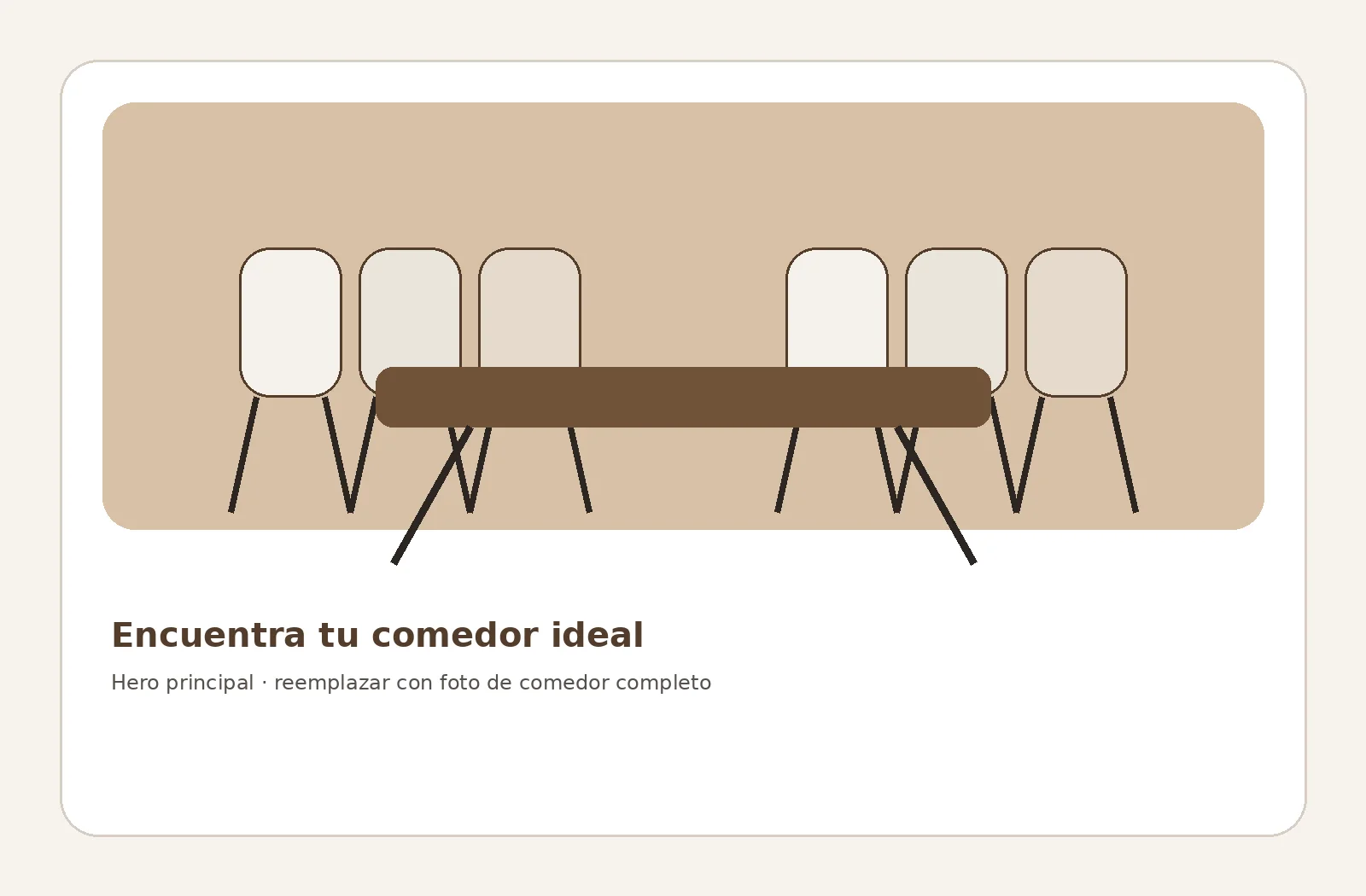 Comedor completo Juliette